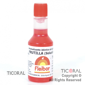 ESENCIA FLEIBOR FRUTILLA X30CC x 4